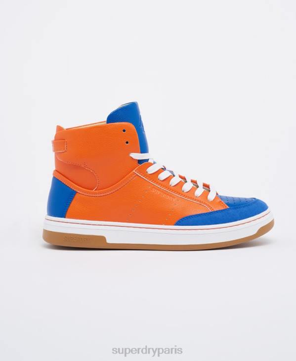 Superdry femmes baskets montantes vegan basket sport D64Z4405 chaussures bleu