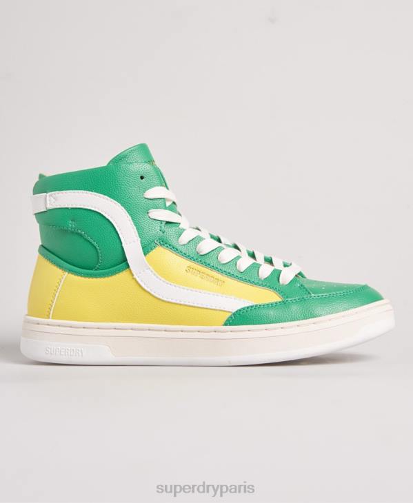 Superdry femmes baskets vegan basket lux D64Z4410 chaussures jaune