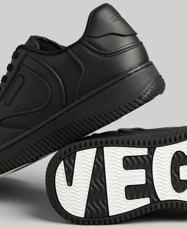 Superdry femmes grosses baskets végétaliennes D64Z4425 chaussures noir