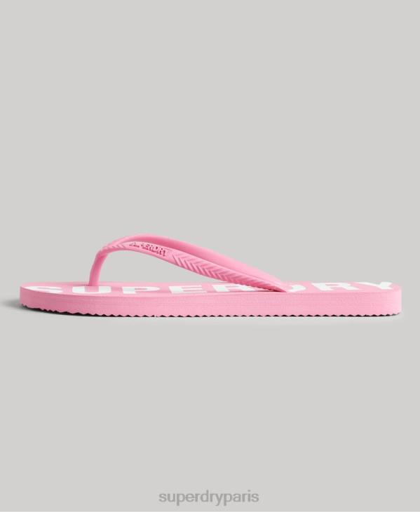 Superdry femmes tongs sport code core D64Z4366 chaussures rose