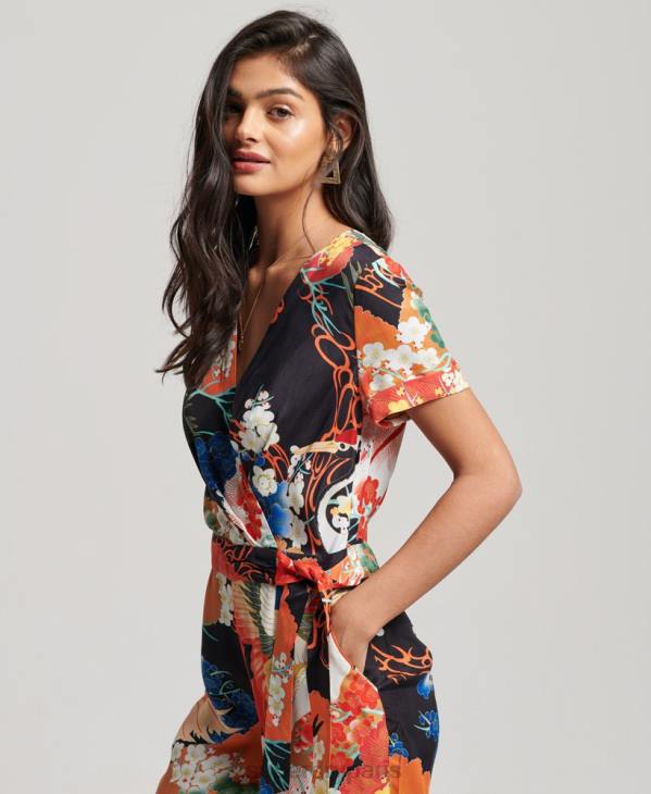 Superdry femmes combinaison tissée vintage D64Z2121 vêtements multi