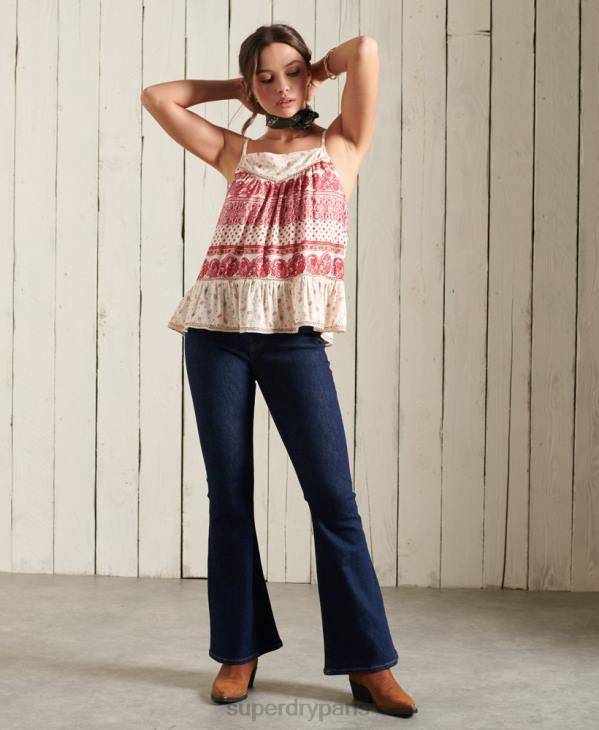 Superdry femmes débardeur ameera D64Z3043 vêtements rose