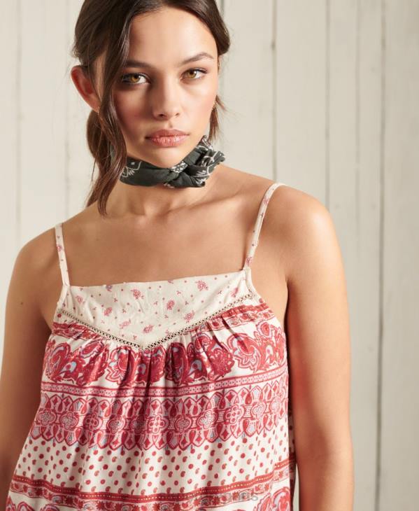 Superdry femmes débardeur ameera D64Z3043 vêtements rose