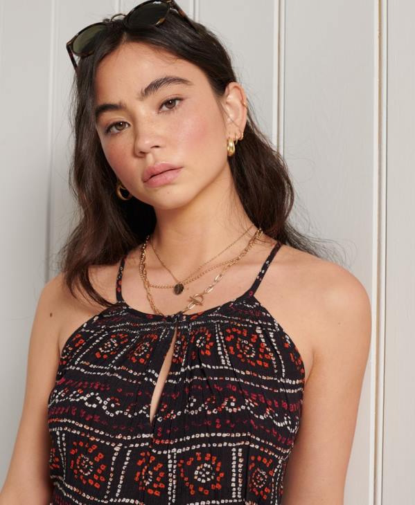 Superdry femmes débardeur de plage D64Z3064 vêtements noir