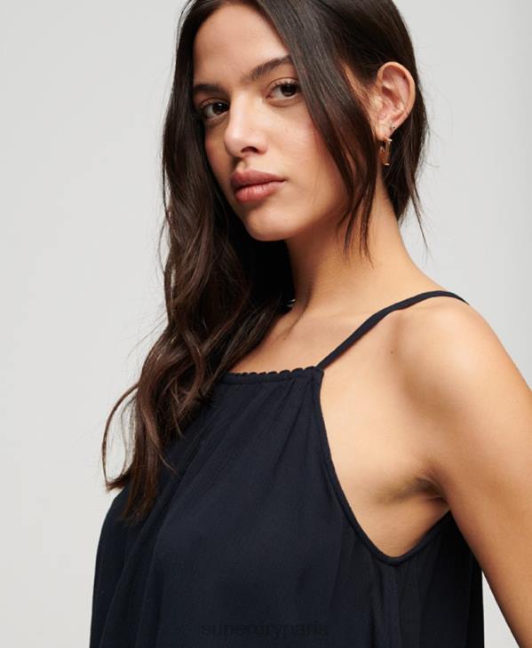 Superdry femmes débardeur de plage dos nu D64Z2033 vêtements marine