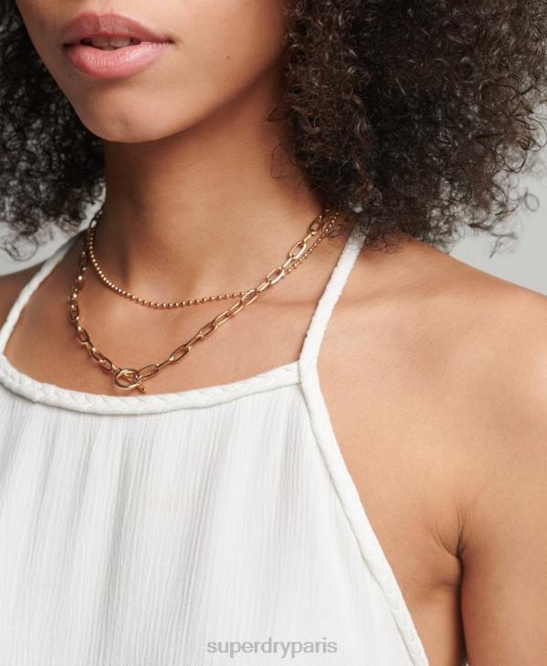 Superdry femmes débardeur de plage vintage D64Z6769 vêtements blanc