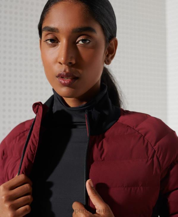 Superdry femmes haut à encolure ras du cou en carbone D64Z3058 vêtements noir