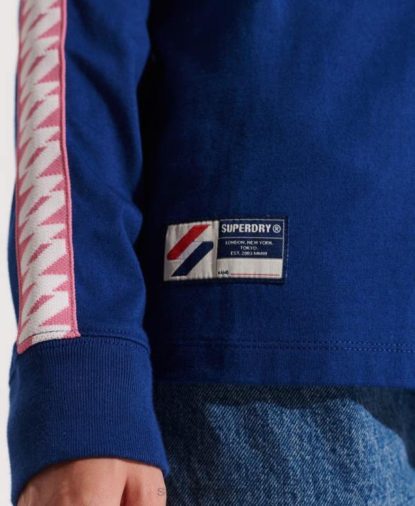 Superdry femmes haut à logo code D64Z3073 vêtements marine