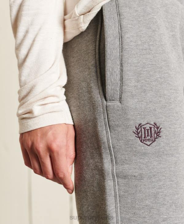 Superdry femmes fierté des joggeurs artisanaux D64Z3942 vêtements gris foncé