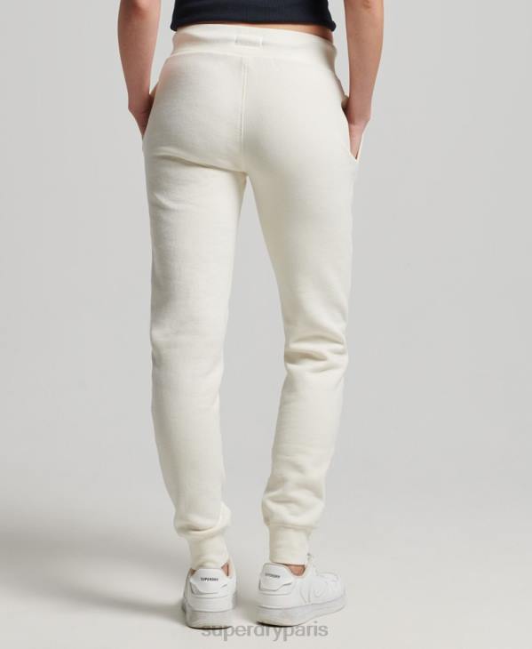 Superdry femmes fierté des joggeurs artisanaux D64Z6674 vêtements crème