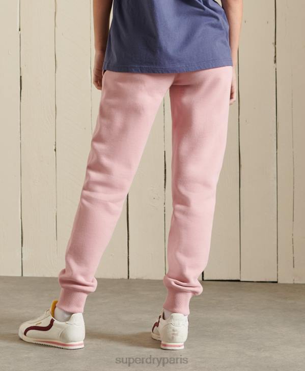 Superdry femmes fierté des joggeurs artisanaux D64Z6683 vêtements rose