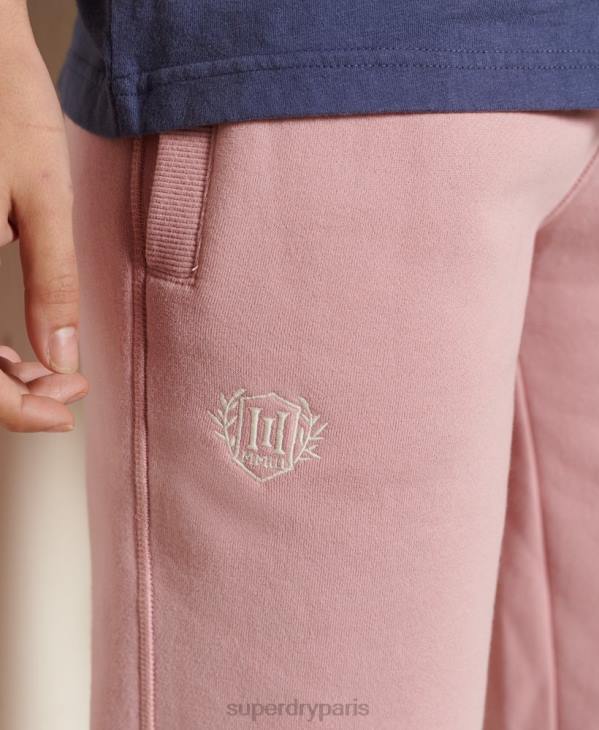Superdry femmes fierté des joggeurs artisanaux D64Z6683 vêtements rose