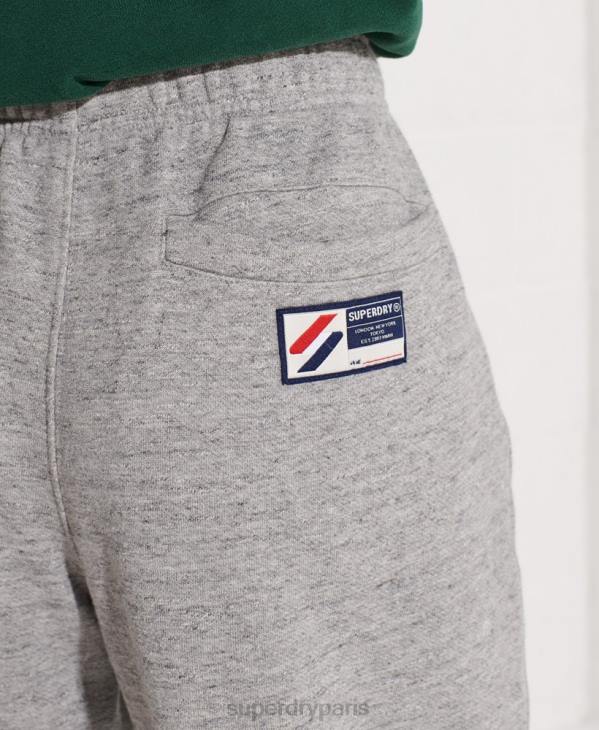 Superdry femmes joggeurs de l'université de la ville D64Z6563 vêtements gris clair