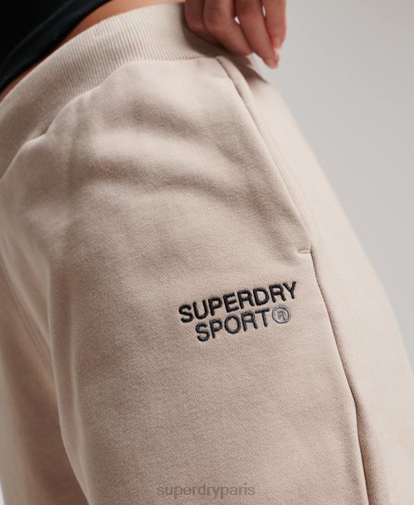 Superdry femmes jogging de base D64Z3905 vêtements beige