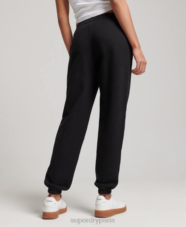 Superdry femmes jogging de sport de base D64Z3895 vêtements noir