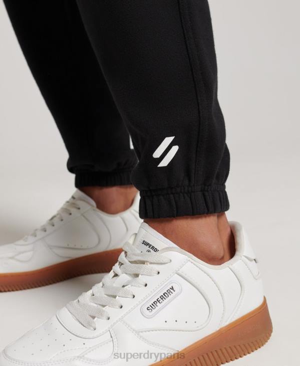 Superdry femmes jogging de sport de base D64Z3895 vêtements noir