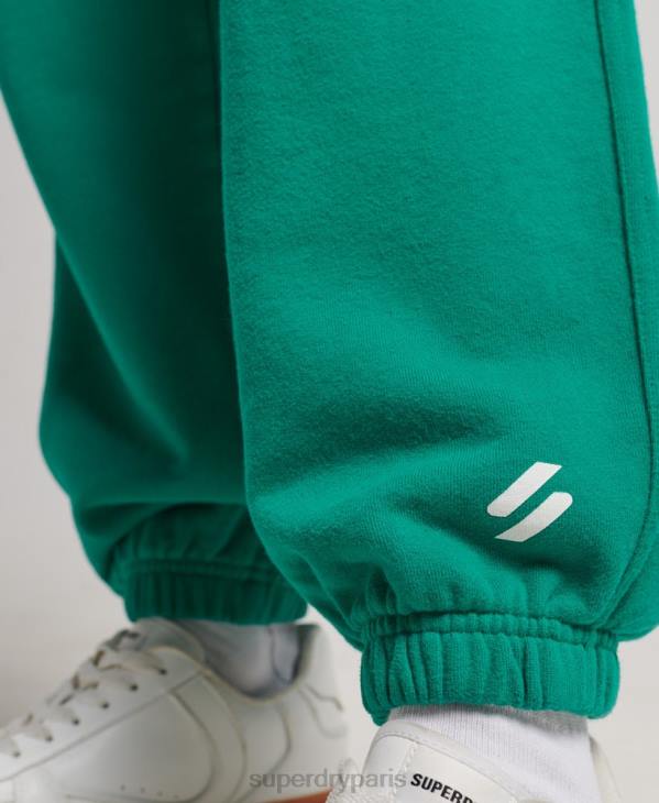 Superdry femmes jogging de sport de base D64Z3931 vêtements vert