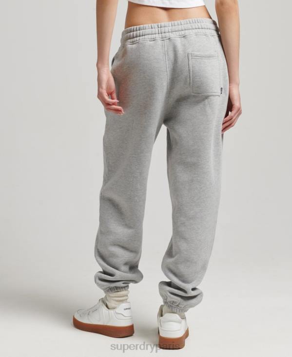 Superdry femmes jogging universitaire vintage D64Z6511 vêtements gris