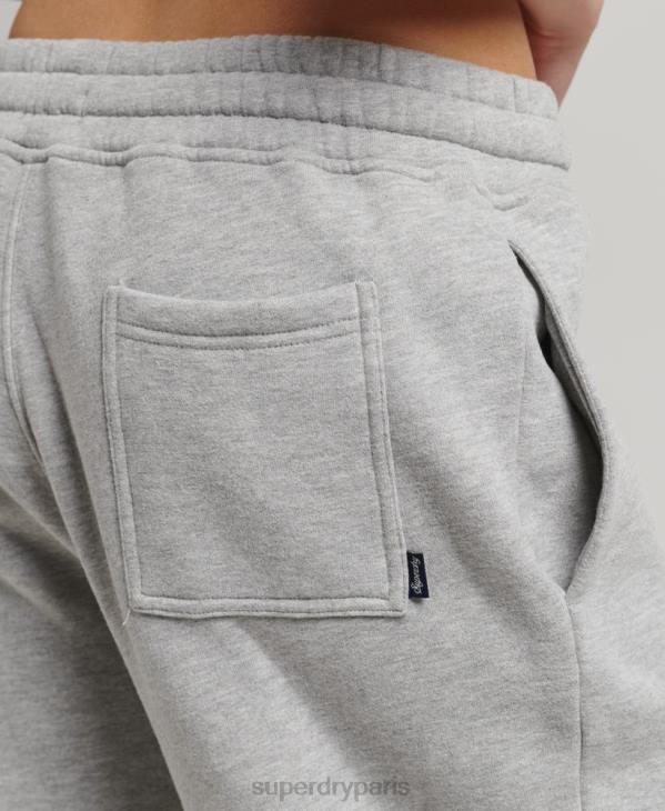 Superdry femmes jogging universitaire vintage D64Z6511 vêtements gris