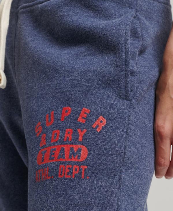 Superdry femmes jogging universitaire vintage D64Z6754 vêtements marine