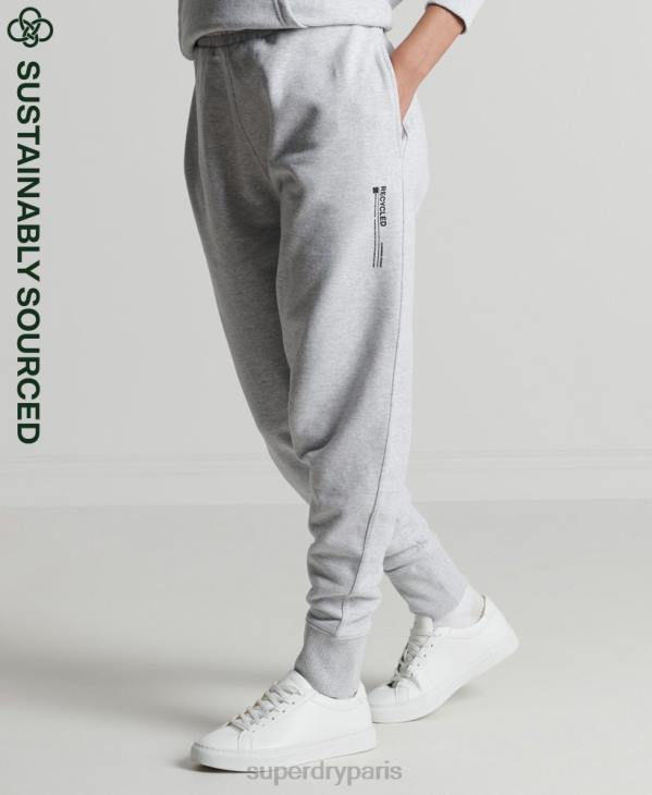 Superdry femmes micro jogger recyclé D64Z3936 vêtements gris clair