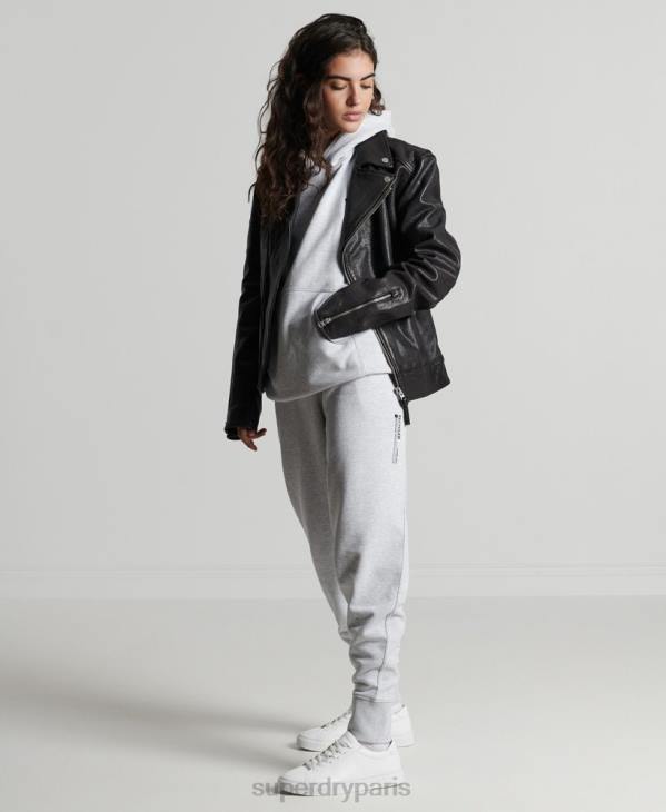 Superdry femmes micro jogger recyclé D64Z3936 vêtements gris clair