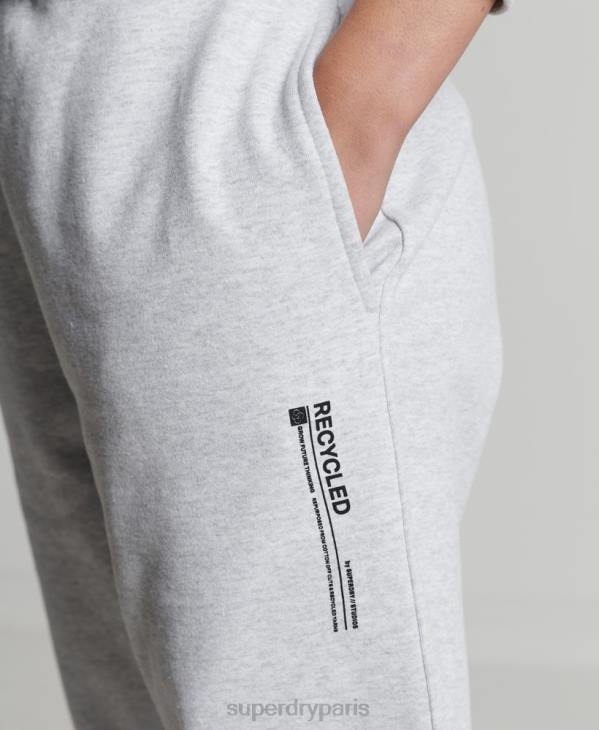 Superdry femmes micro jogger recyclé D64Z3936 vêtements gris clair