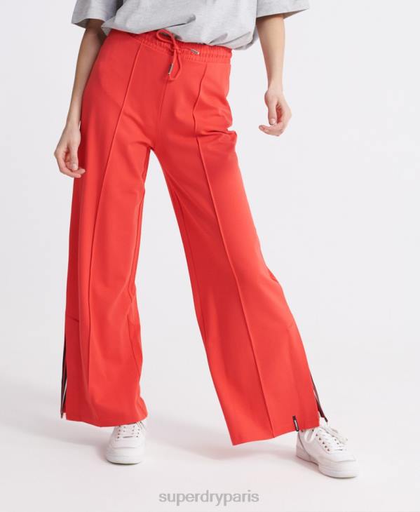 Superdry femmes modifier pantalon de jogging large D64Z3939 vêtements rouge