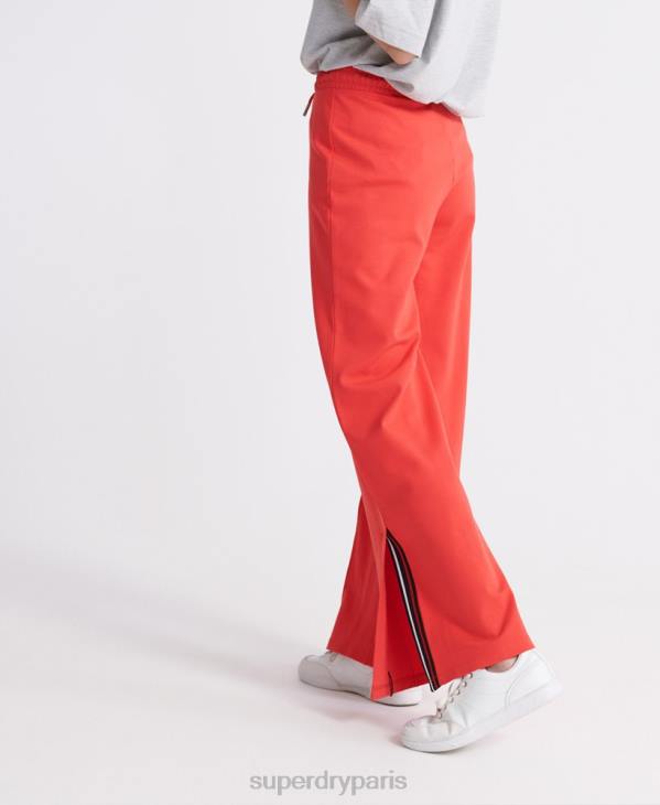 Superdry femmes modifier pantalon de jogging large D64Z3939 vêtements rouge
