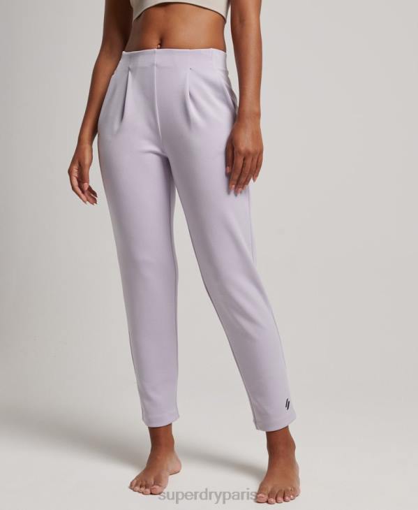 Superdry femmes pantalon de jogging ajusté flex D64Z3909 vêtements violet