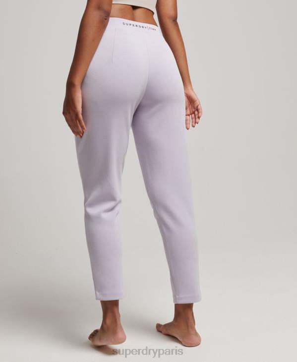 Superdry femmes pantalon de jogging ajusté flex D64Z3909 vêtements violet