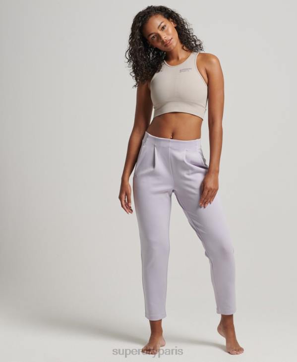 Superdry femmes pantalon de jogging ajusté flex D64Z3909 vêtements violet
