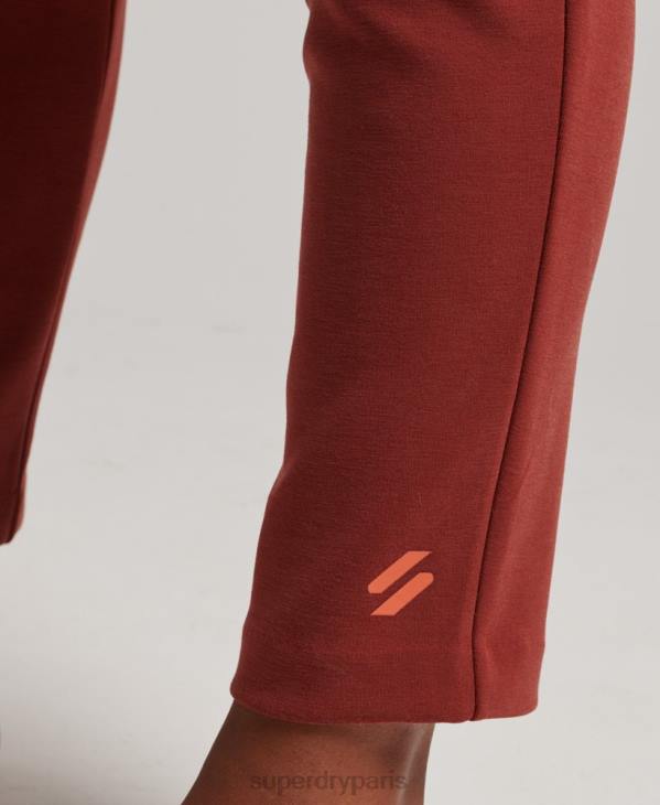 Superdry femmes pantalon de jogging ajusté flex D64Z3914 vêtements brun