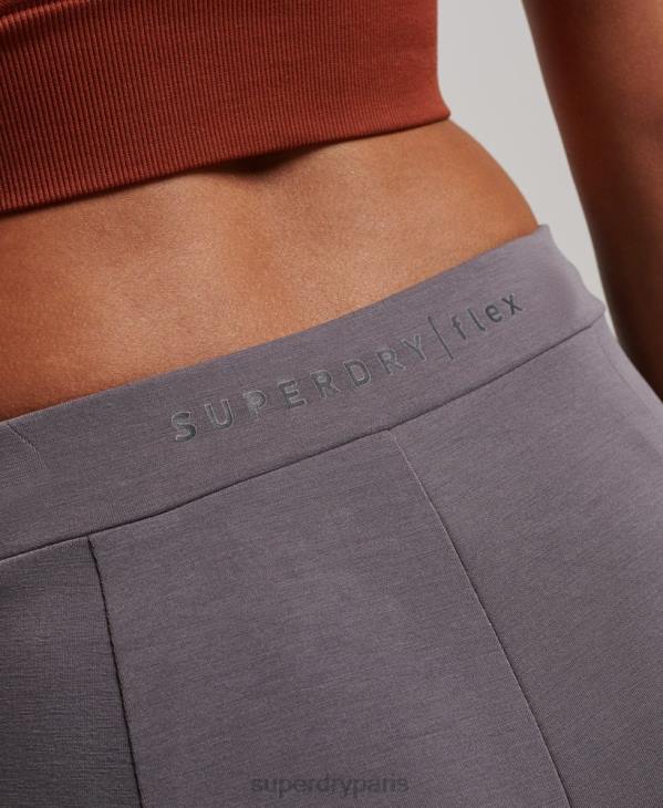 Superdry femmes pantalon de jogging ajusté flex D64Z3919 vêtements gris