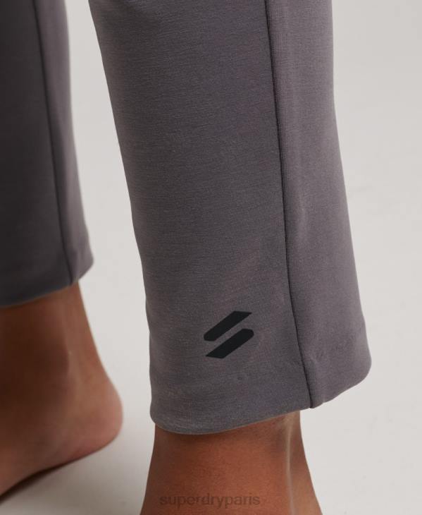 Superdry femmes pantalon de jogging ajusté flex D64Z3919 vêtements gris