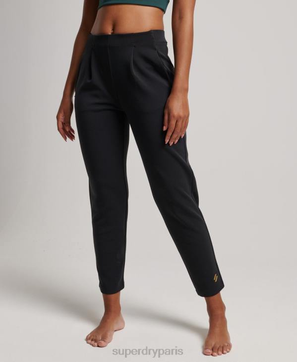 Superdry femmes pantalon de jogging ajusté flex D64Z3923 vêtements noir