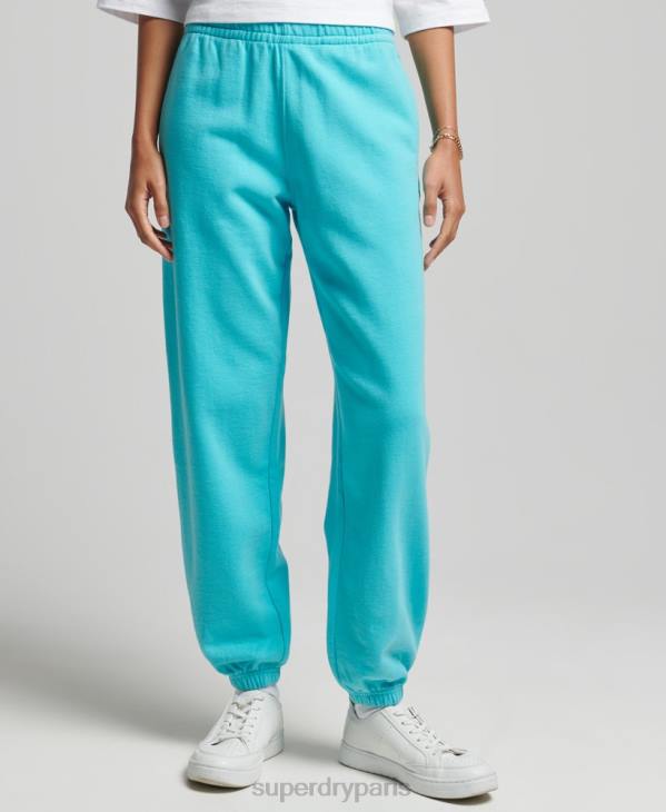 Superdry femmes pantalon de jogging boyfriend essentiel D64Z3932 vêtements turquoise
