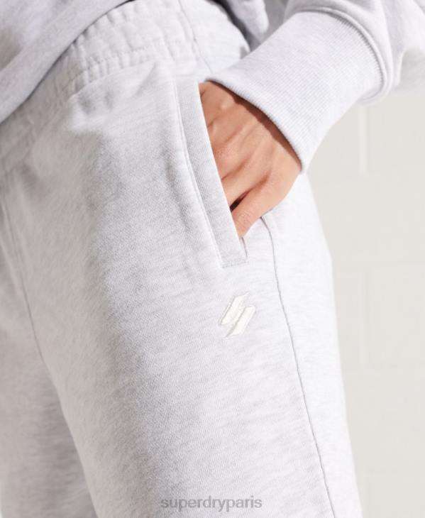 Superdry femmes pantalon de jogging essentiel code coton bio D64Z6682 vêtements gris clair