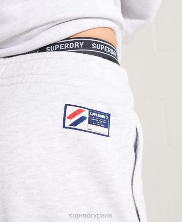 Superdry femmes pantalon de jogging essentiel code coton bio D64Z6682 vêtements gris clair