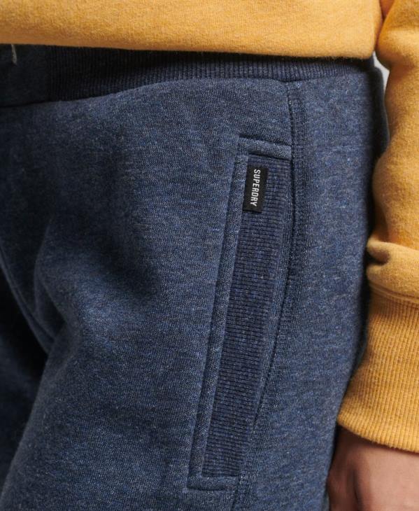 Superdry femmes pantalon de jogging logo vintage brodé en coton bio D64Z3929 vêtements marine