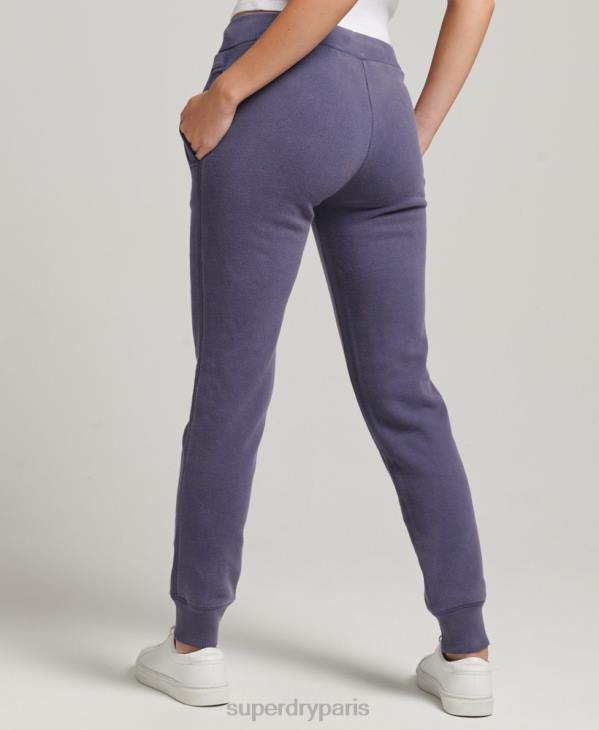 Superdry femmes pantalon de jogging pride & craft D64Z3907 vêtements bleu foncé