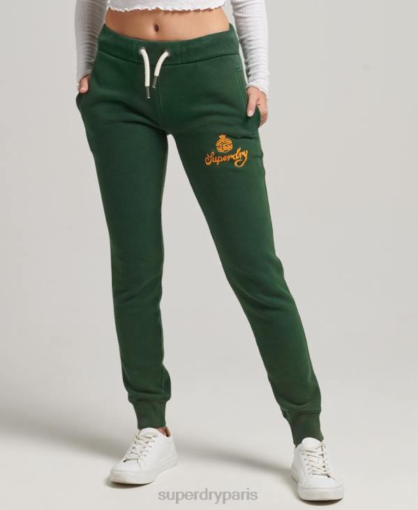 Superdry femmes pantalon de jogging pride & craft D64Z3910 vêtements vert