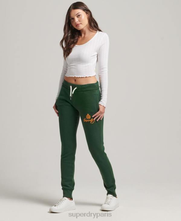 Superdry femmes pantalon de jogging pride & craft D64Z3910 vêtements vert