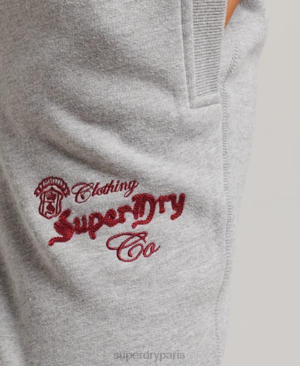 Superdry femmes pantalon de jogging pride & craft D64Z3918 vêtements gris