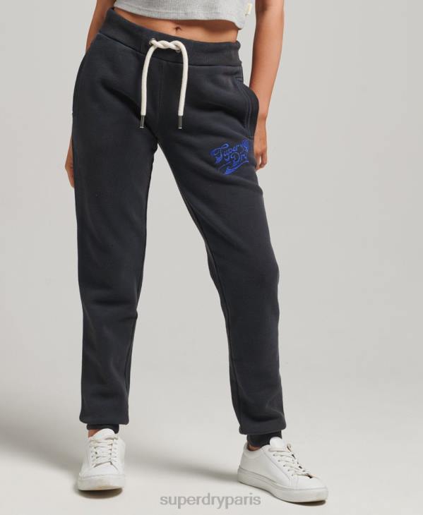 Superdry femmes pantalon de jogging pride & craft D64Z3922 vêtements marine
