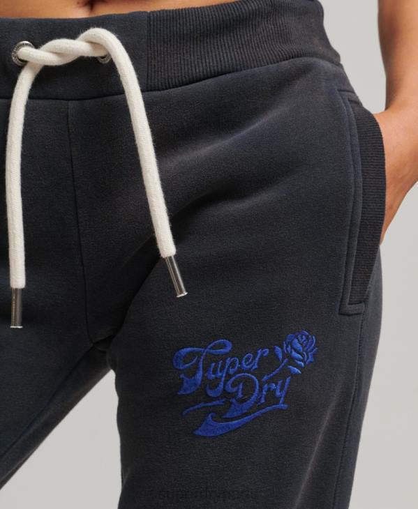 Superdry femmes pantalon de jogging pride & craft D64Z3922 vêtements marine