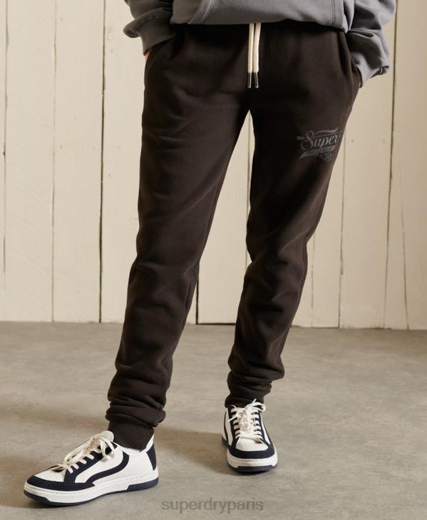 Superdry femmes pantalon de jogging style workwear D64Z6584 vêtements brun