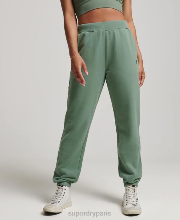 Superdry femmes pantalon de jogging à taille haute D64Z3901 vêtements vert