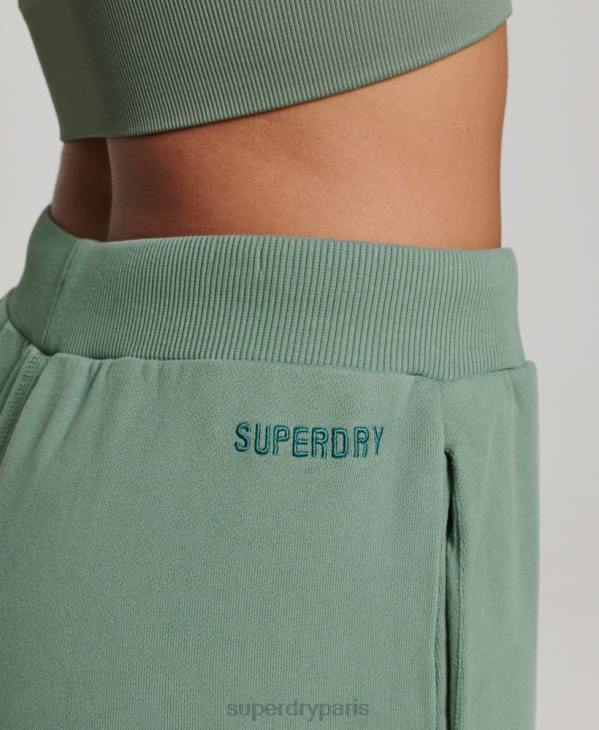 Superdry femmes pantalon de jogging à taille haute D64Z3901 vêtements vert