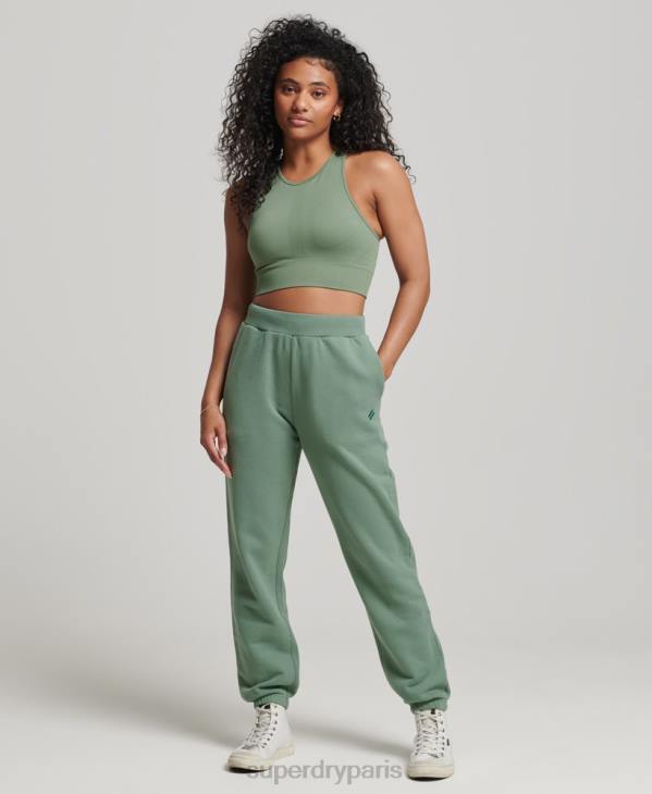 Superdry femmes pantalon de jogging à taille haute D64Z3901 vêtements vert